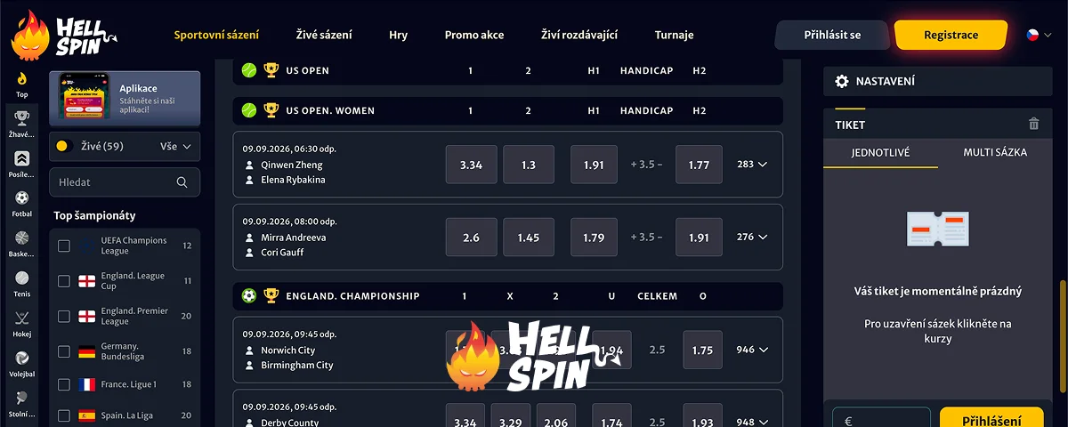 HellSpin Online Sázení HellSpin Online Sázení